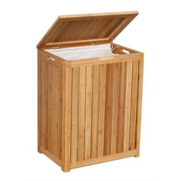 Oceanstar Design Oceanstar Design BRH1248 Spa-Style Bamboo Laundry Hamper BRH1248 - main
